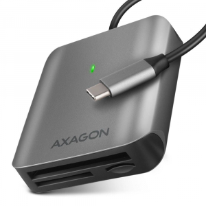 Axagon USB-C k&uuml;lső k&aacute;rtyaolvas&oacute; sz&uuml;rke (CRE-S3C)