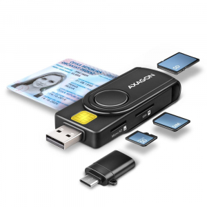 Axagon PocketReader Smart Card olvas&oacute; (CRE-SMP2A)