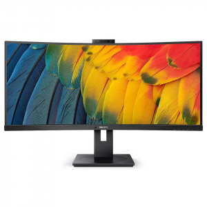 34" Philips 34B1U5600CH/00 ívelt LCD monitor USB-C dokkolóval