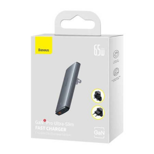 Baseus GaN5 Pro USB-A + USB-C h&aacute;l&oacute;zati t&ouml;ltő 65W (CCGP150113)
