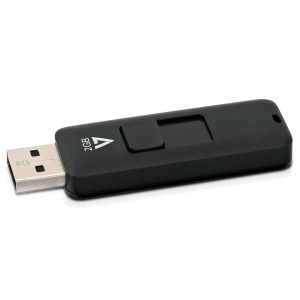 Pen Drive 2GB USB 2.0 V7 Slide-In fekete (VF22GAR-3E)