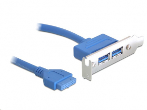 DeLock 2x USB 3.0 hátlapi kivezetés (82976)