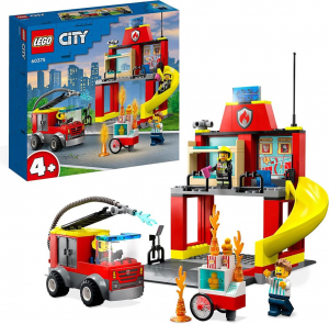 Lego City Tűzoltóállomás és tűzoltóautó (60375)