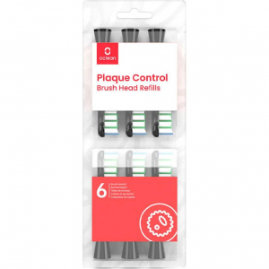 Oclean fogkefe fej Plaque Control fekete 6db (6970810552232)