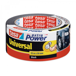 Tesa Extra Power sz&ouml;vet ragaszt&oacute;szalag 50mmx25m fekete (56388-00001-08)