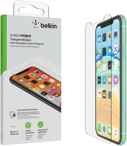 Belkin ScreenForce Tempered Glass iPhone 11/XR kijelzővédő fólia (F8W948zz)