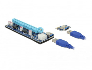 DeLock PCI Express x1 > PCI Express x16 adapterkártya (41426)