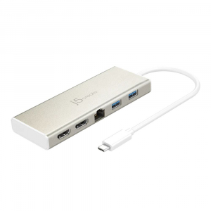 j5create JCD381-N USB-C notebook dokkoló arany