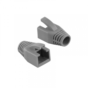 LogiLink RJ45 törésgátló 8mm, 10db szürke (MP0034)