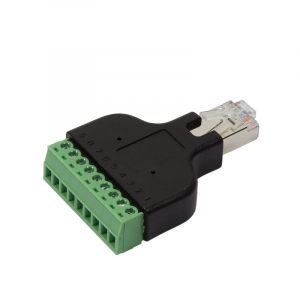 LogiLink RJ45 apa -> 8 tűs csavaros csatlakoz&oacute; adapter (MP0050)