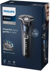 Philips S5885/10 Shaver Series 5000 nedves és száraz elektromos borotva puha védőtokkal
