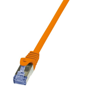 LogiLink PrimeLine, Cat.6A, S/FTP patch kábel narancssárga 5m (CQ3078S)