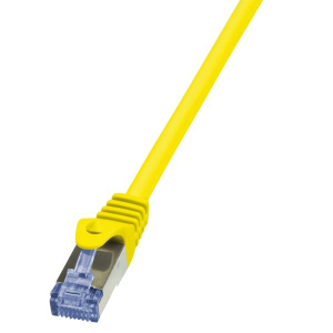 LogiLink PrimeLine, Cat.6A, S/FTP patch kábel sárga 10m (CQ3097S)