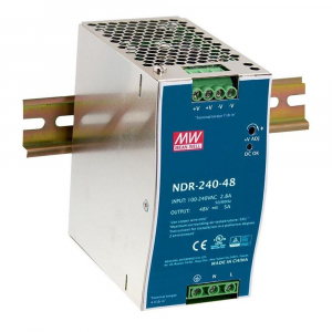 Mean Well DIN sínre szerelhető tápegység 240W 48V (NDR-240-48)