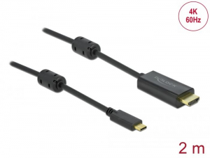 Delock akt&iacute;v USB-C  - HDMI k&aacute;bel (DP Alt Mode) 4K60Hz 2m (85970)