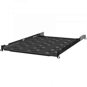 Stalflex rack szekrény fix tálca 1U 19" 650mm fekete (B-RSA19-1U-650B)