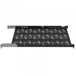 Stalflex rack szekrény fix tálca 1U 19" 650mm fekete (B-RSA19-1U-650B)