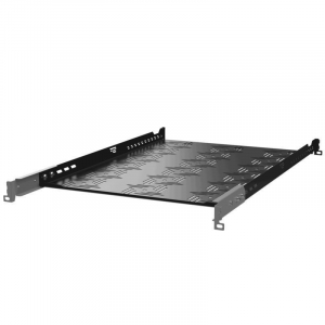 Stalflex rack szekrény fix tálca 1U 19" 650mm fekete (B-RSA19-1U-650B)