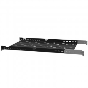 Stalflex rack szekrény fix tálca 1U 19" 650mm fekete (B-RSA19-1U-650B)