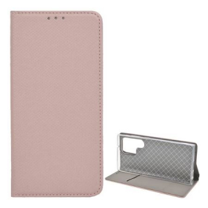 Gigapack Samsung Galaxy S23 Ultra rombusz mint&aacute;s fliptok roz&eacute;arany (GP-134942)