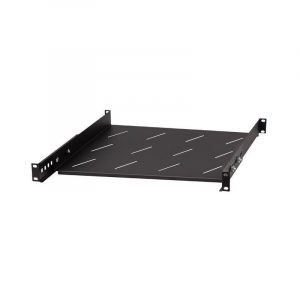 Stalflex rack szekrény tálca 1U 19" 450mm fekete (RSA19-1U-450B)