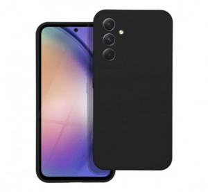 Forcell Silicone  Samsung Galaxy A54 5G szilikon tok fekete (73682)