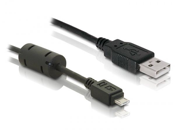 DeLock DL82298 USB2.0–A apa - Micro-A USB apa kábel 1m