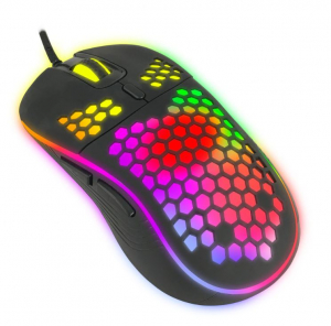 Esperanza Anteros USB Type-C 6D gamer egér RGB fekete (EGM305)