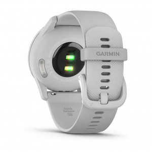 Garmin vívomove Trend okosóra Silver-Mist Gray tokozással, szilikon szíjjal (010-02665-03)