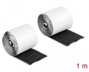 Delock &ouml;ntapad&oacute;s t&eacute;pőz&aacute;ras szalag 1m x 50mm fekete (19063)