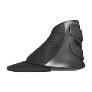 Delux M618G DB vezeték nélküli függőleges egér fekete