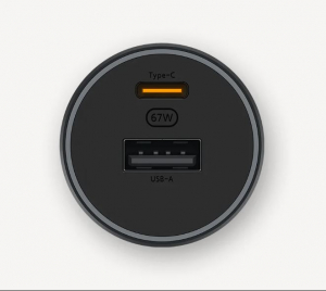 Xiaomi 67W USB-A + Type-C aut&oacute;s t&ouml;ltő fekete (BHR6814GL / CC07ZM)