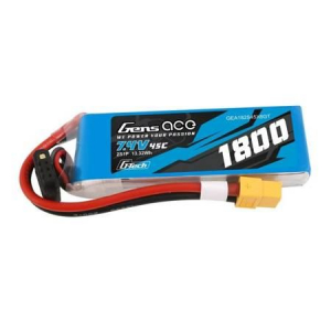 Gens Ace G-Tech LiPo 1800mAh 7.4V 45C 2S1P XT60 akkumul&aacute;tor (GEA182S45X6GT)