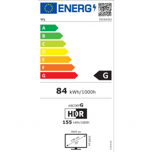 TCL 55C643 55" 4K UHD Smart QLED TV