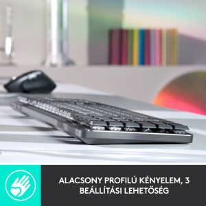 Logitech MX Mechanical Tactile UK billentyűzet Graphite (920-010756)
