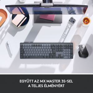 Logitech MX Mechanical Tactile UK billentyűzet Graphite (920-010756)