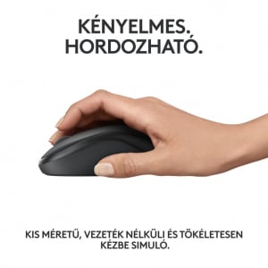 Logitech M240 vezeték nélküli halk egér grafitszürke (910-007119)