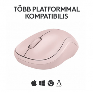 Logitech M240 csendes vezeték nélküli egér rózsaszín (910-007121)