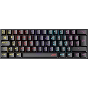 Ventaris Lissgard RGB Blue Switch mechanikus gamer billentyűzet ferkete (GT-KB11L-B)