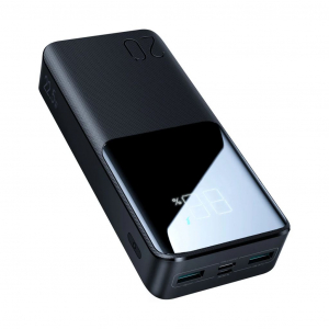 Joyroom Powere Bank 2 USB / Type-C / lightning 8pin 10000mAh fekete (JR-QP191)