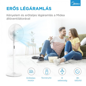 Midea FS40-18BR ventilátor fehér