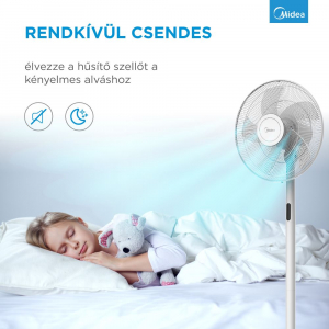 Midea FS40-18BR ventilátor fehér