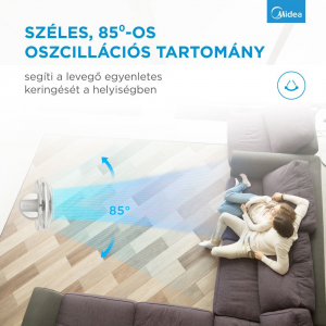 Midea FS40-18BR ventilátor fehér