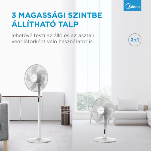 Midea FS40-18BR ventilátor fehér