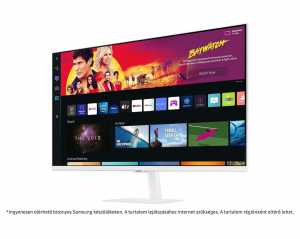 32" Samsung Smart M7 LCD monitor fehér (LS32BM701UPXEN)
