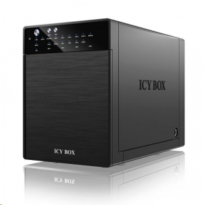 RaidSonic 4x3.5" RAID rack fekete (IB-RD3640SU3)