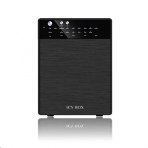 RaidSonic 4x3.5" RAID rack fekete (IB-RD3640SU3)