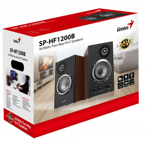 Genius SP-HF 1200B 2.0 hangszóró barna-fekete (31730049400)