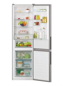 Candy CCE4T620EX alulfagyasztós hűtőszekrény inox