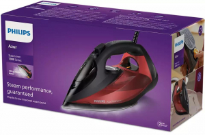 Philips DST7022/40 7000 Series gőzölős vasaló fekete-piros